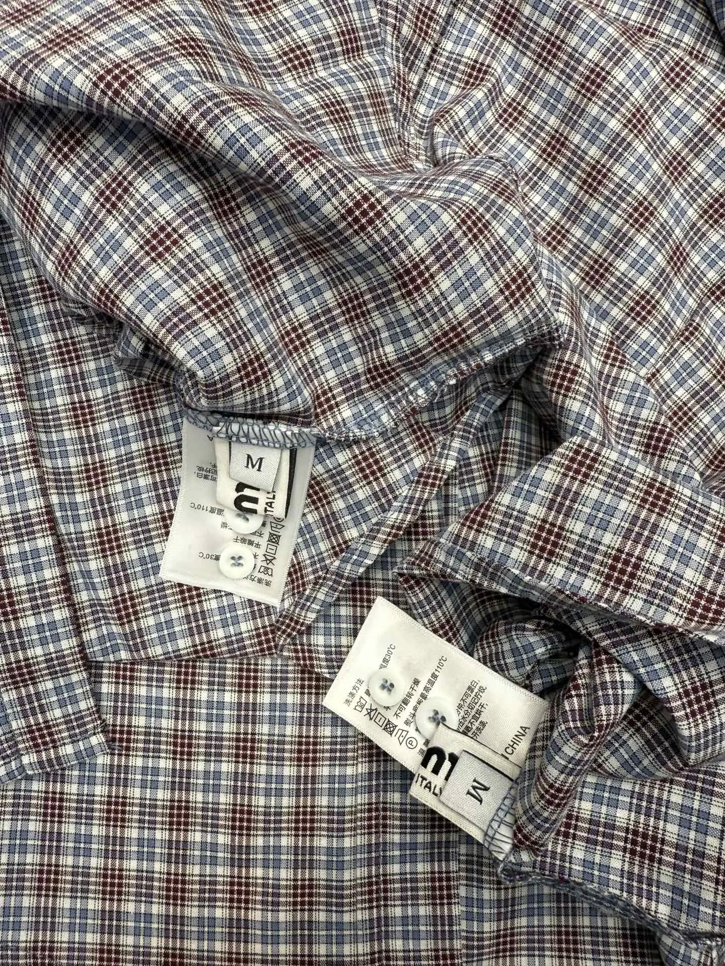Logo-Patch Plaid Cotton Shirt D8516093 — view 3