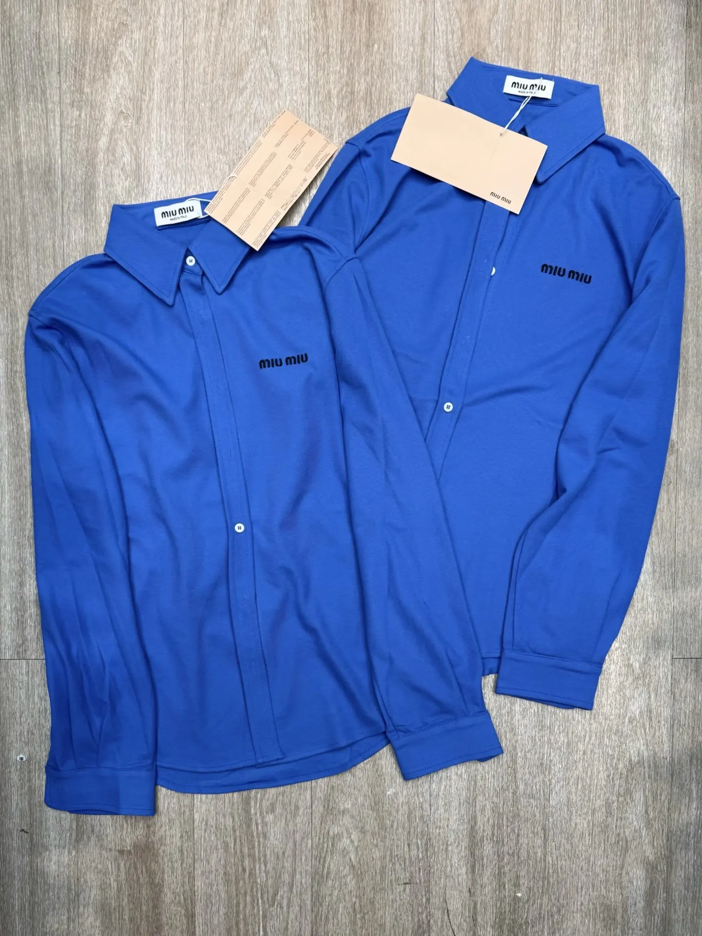 Logo-Embroidered Long-Sleeve Cotton Shirt D8516078