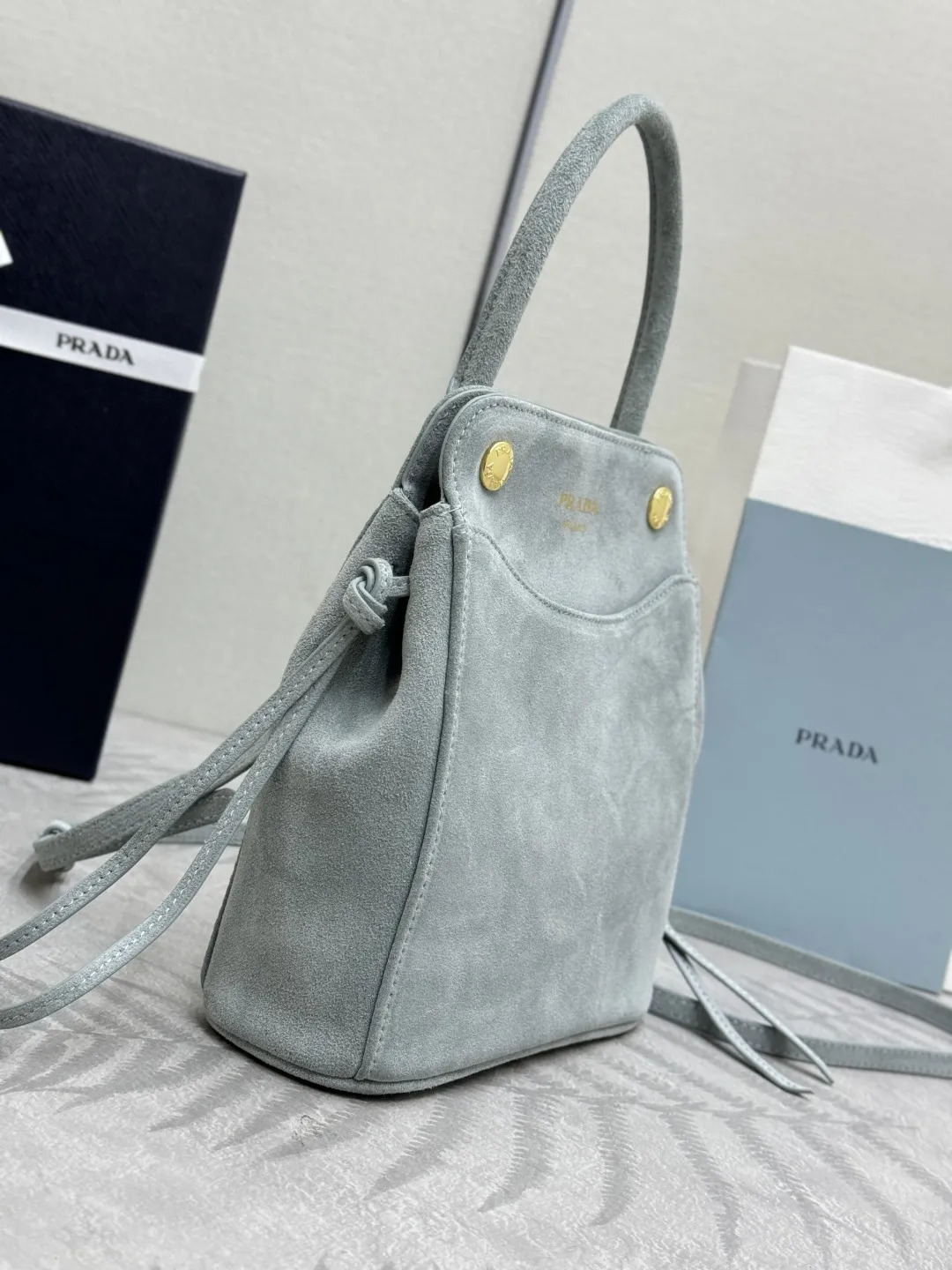 Suede Top-Handle Crossbody Bag D85018571 — view 22