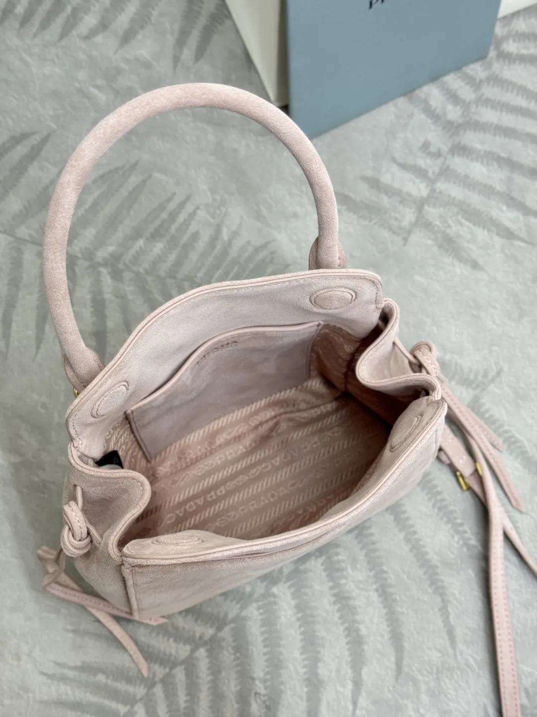 Suede Top-Handle Crossbody Bag D85018571 — view 8