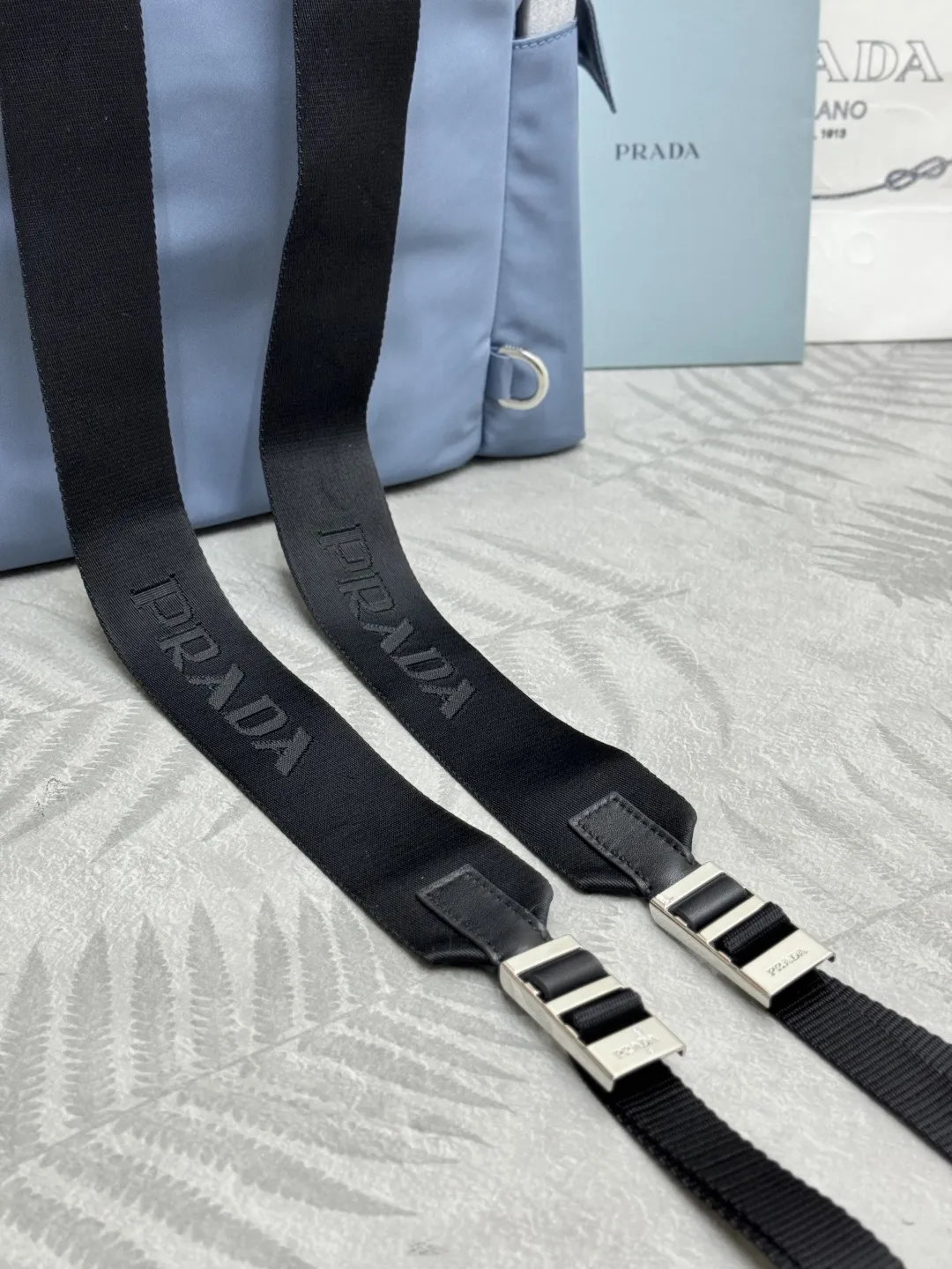 Re-Nylon and Leather Explore Backpack D88018576 — view 6