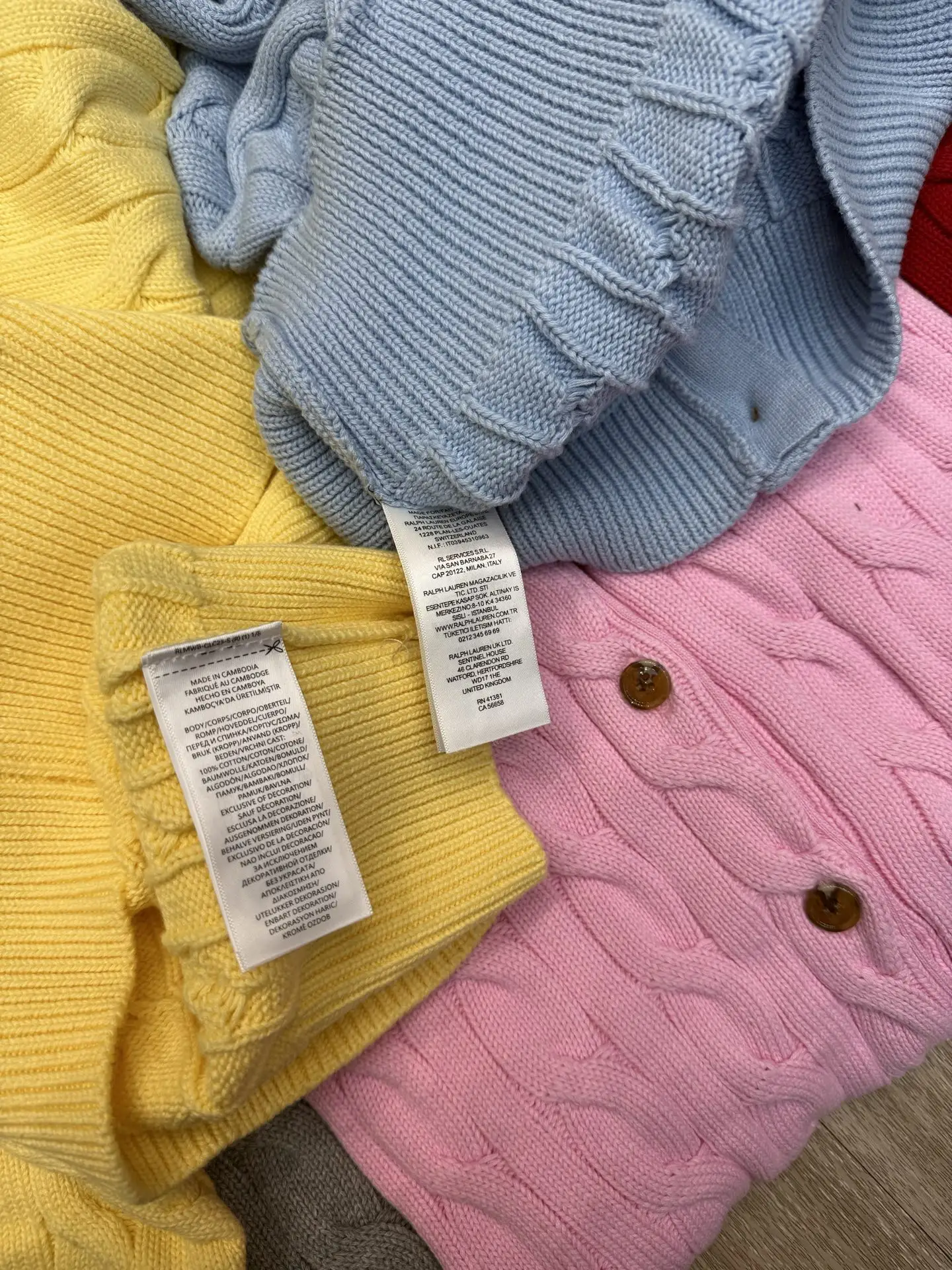 Cable-Knit Cotton Cardigan D9516077 — view 3