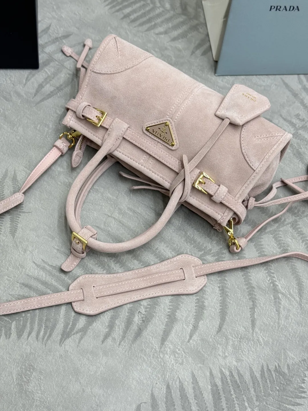 Softlux Suede Mini Top-Handle Bag D95018582 — view 14