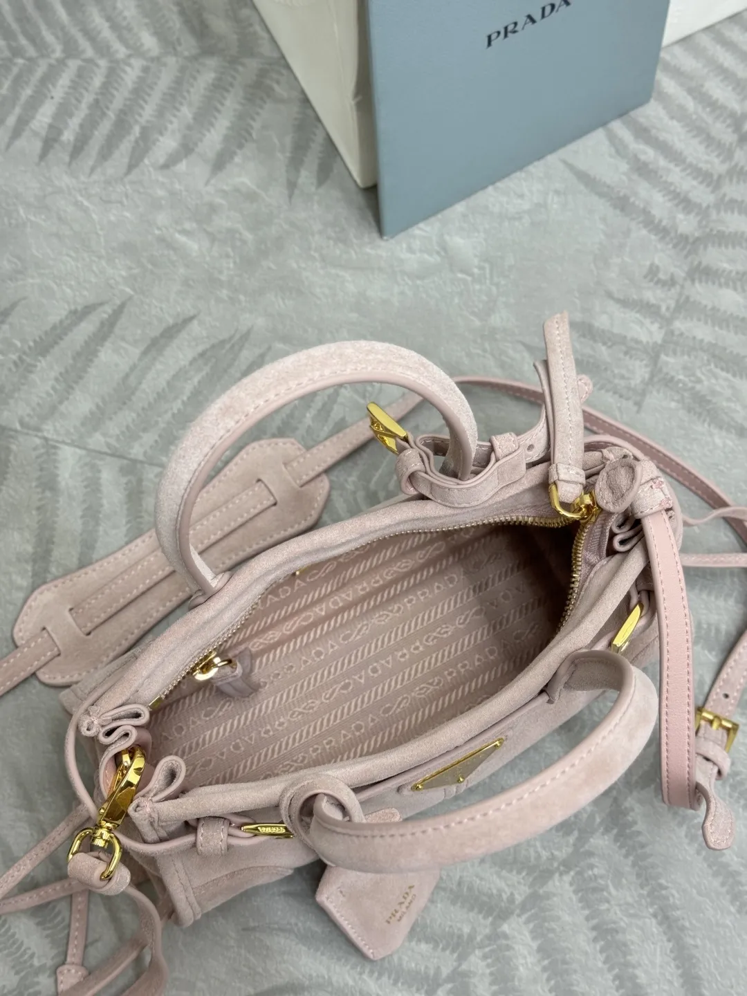 Softlux Suede Mini Top-Handle Bag D95018582 — view 17