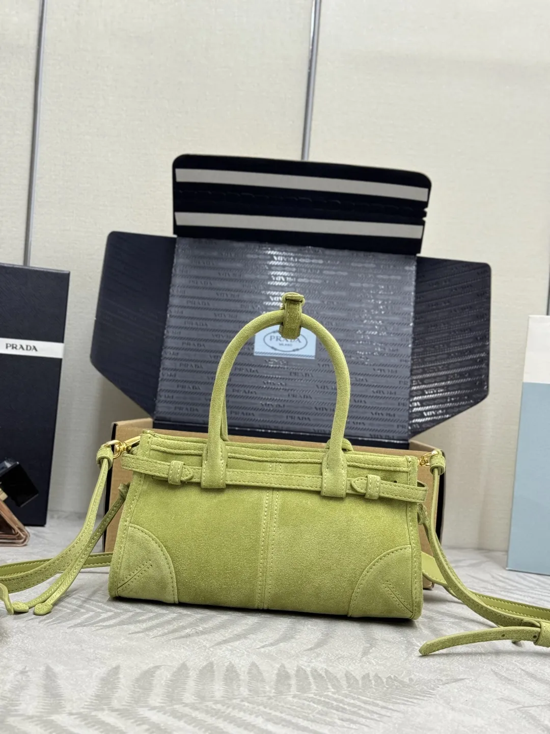 Softlux Suede Mini Top-Handle Bag D95018582 — view 2