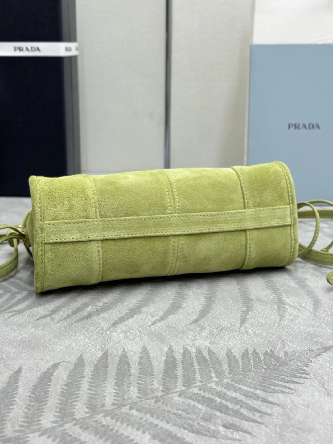 Softlux Suede Mini Top-Handle Bag D95018582 — view 6