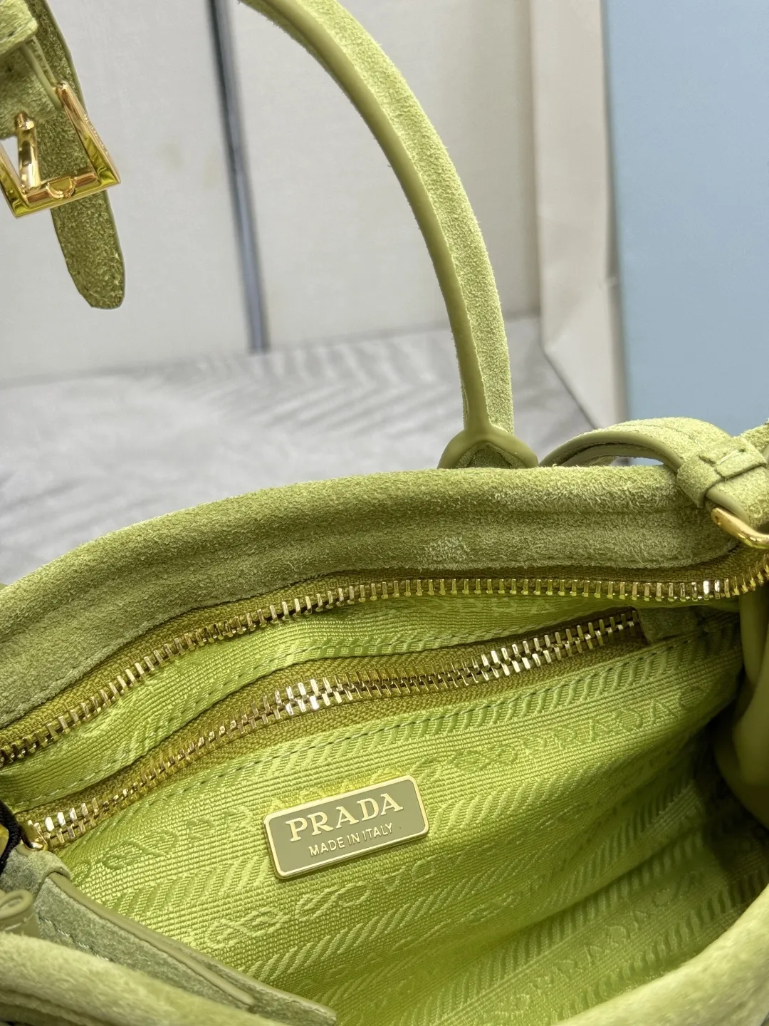 Softlux Suede Mini Top-Handle Bag D95018582 — view 9