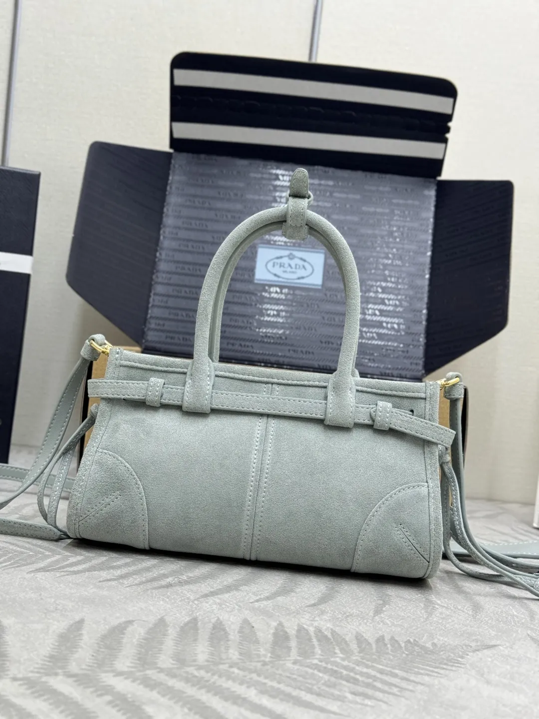Softlux Suede Mini Top-Handle Bag D95018582 — view 29
