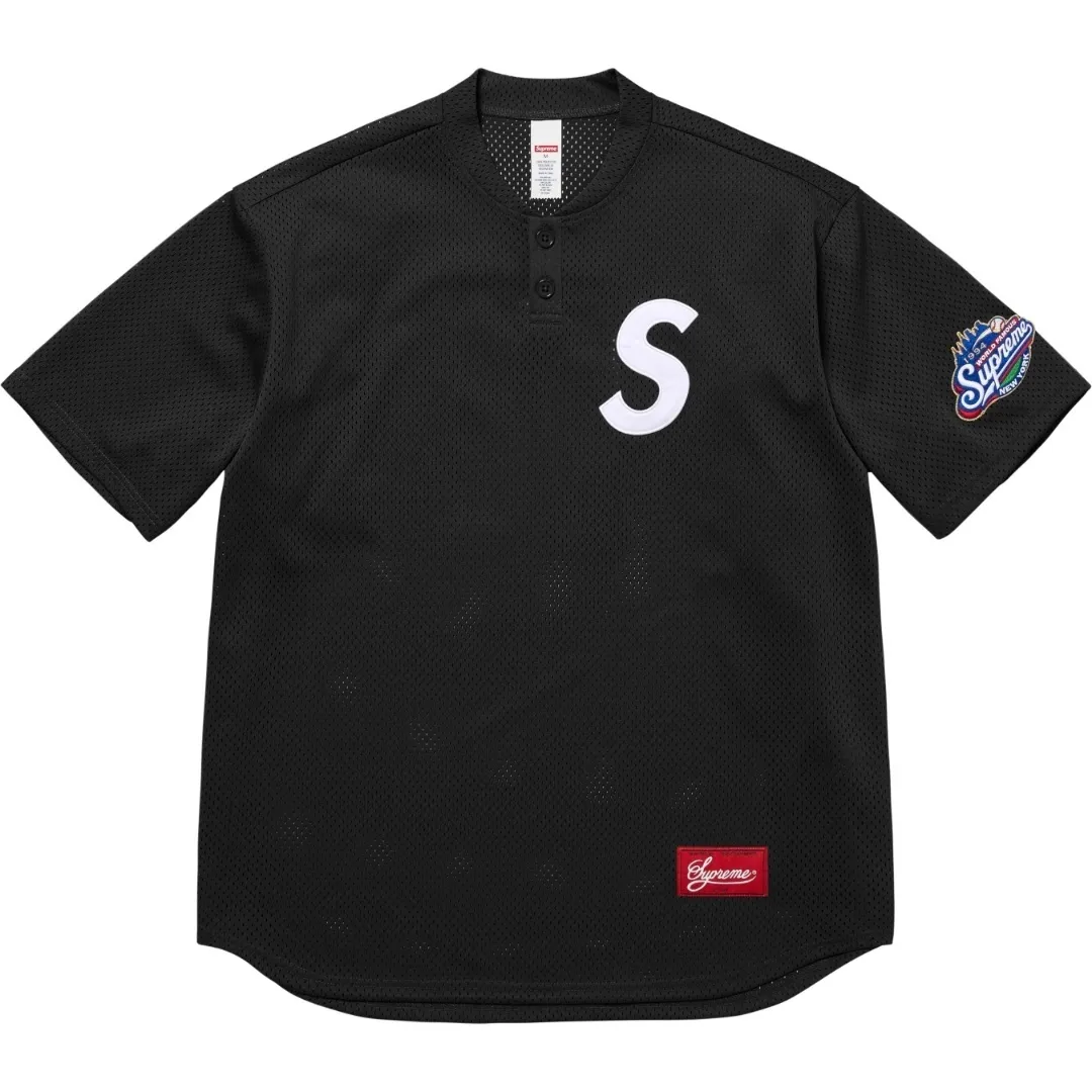 S Logo Baseball Henley Jersey D7815752