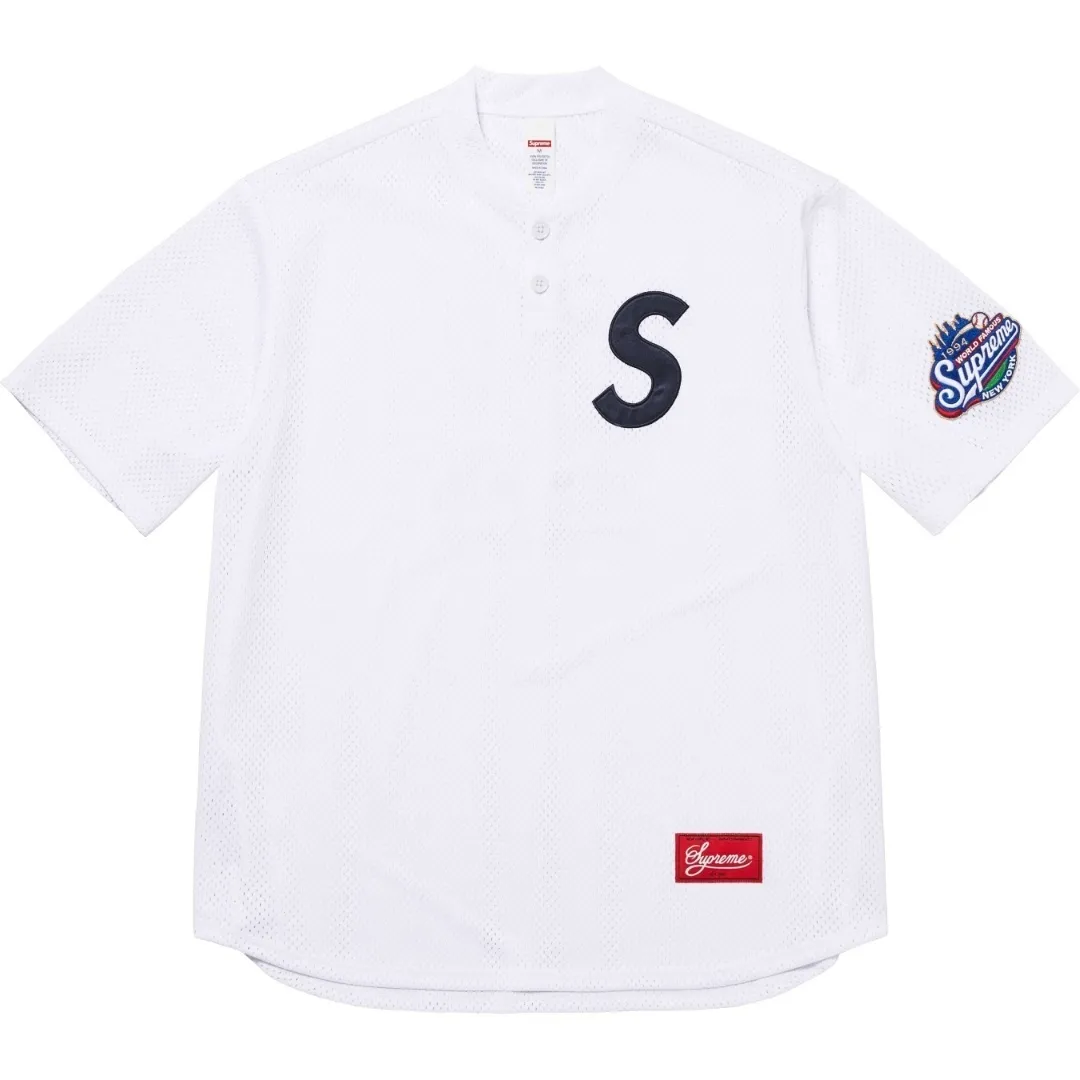 S Logo Baseball Henley Jersey D7815752 — view 3