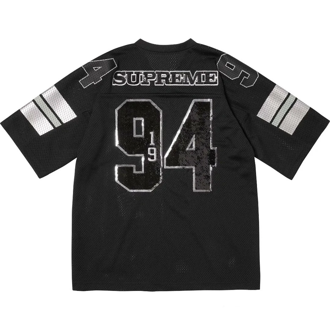 Sequin Mesh Football Jersey D9815755 — view 2