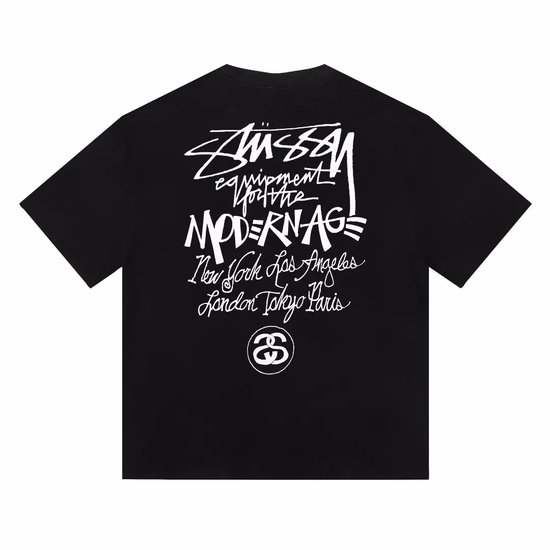 World Tour Logo Cotton T-Shirt D4816163 — view 2