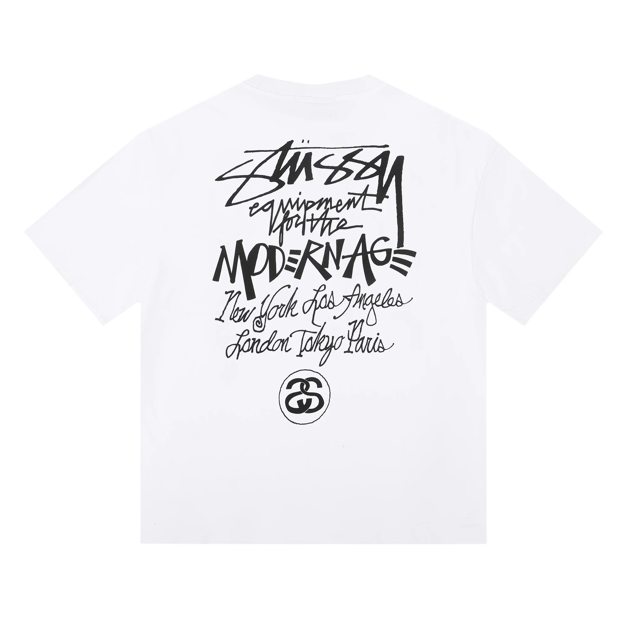 World Tour Logo Cotton T-Shirt D4816163 — view 4