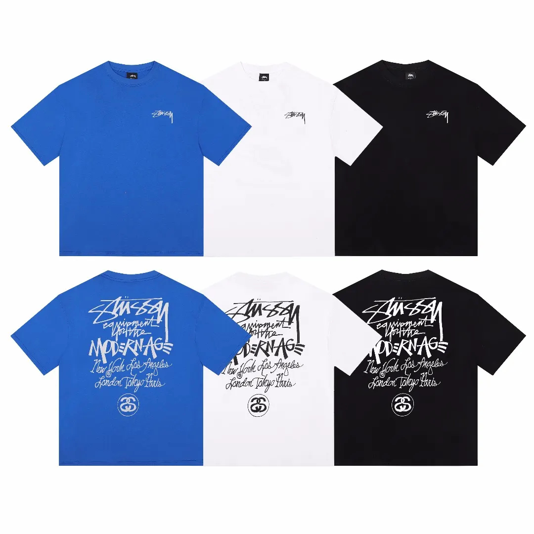 World Tour Logo Cotton T-Shirt D4816163 — view 6
