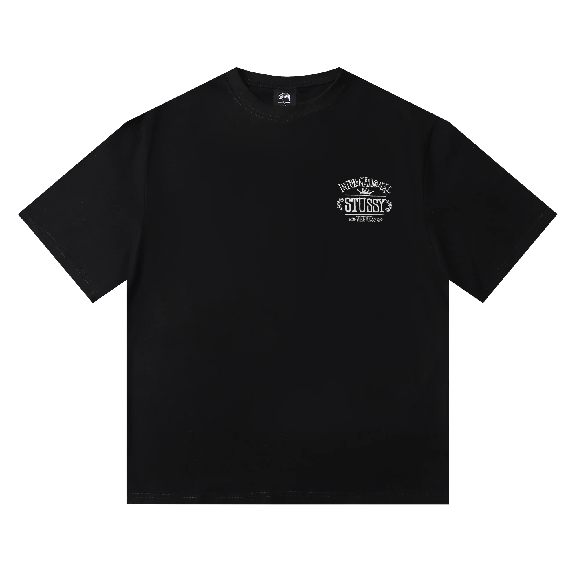 International Stüssy Logo Cotton T-Shirt D4816124 — view 3