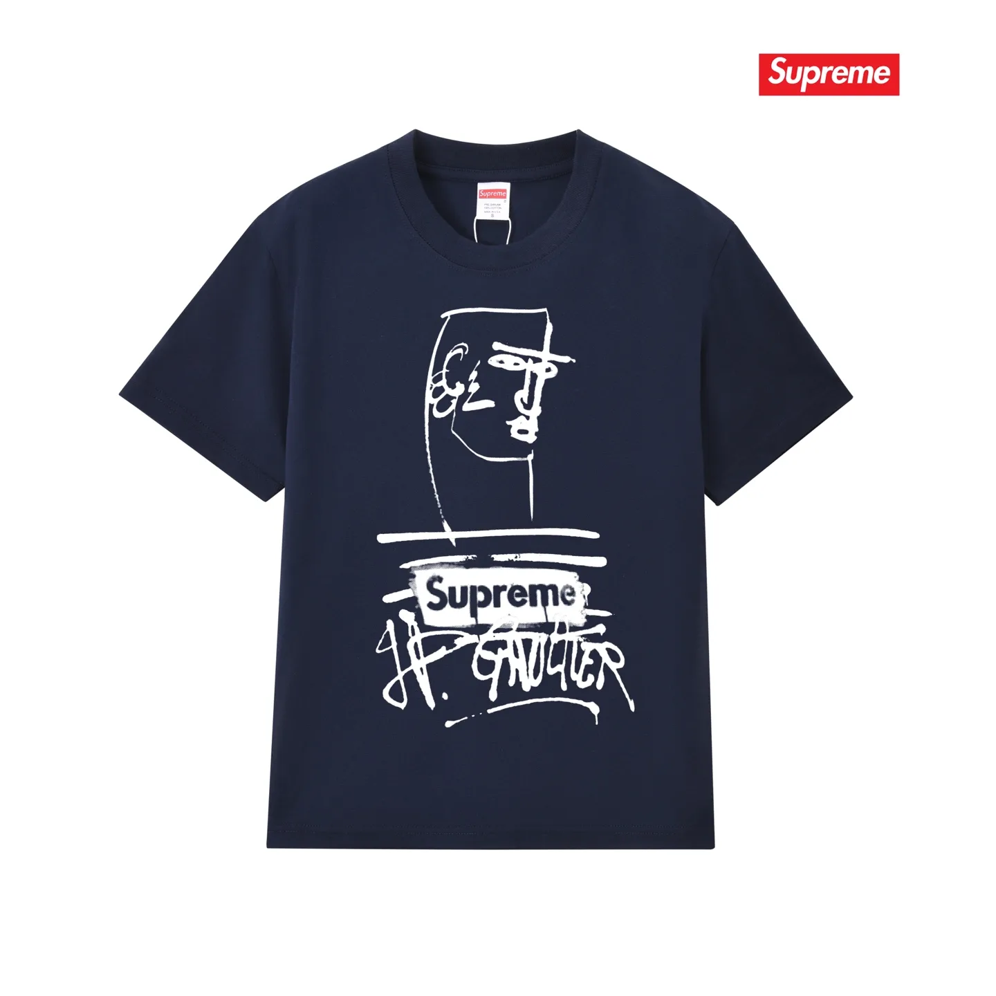 Supreme x Jean Paul Gaultier Printed Cotton T-Shirt D4015766 — view 7