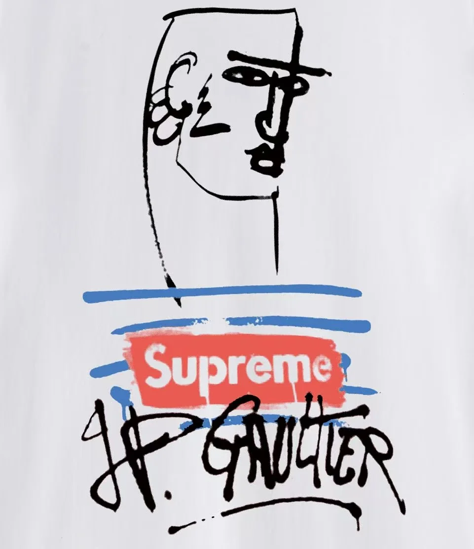 Supreme x Jean Paul Gaultier Printed Cotton T-Shirt D4015766 — view 10