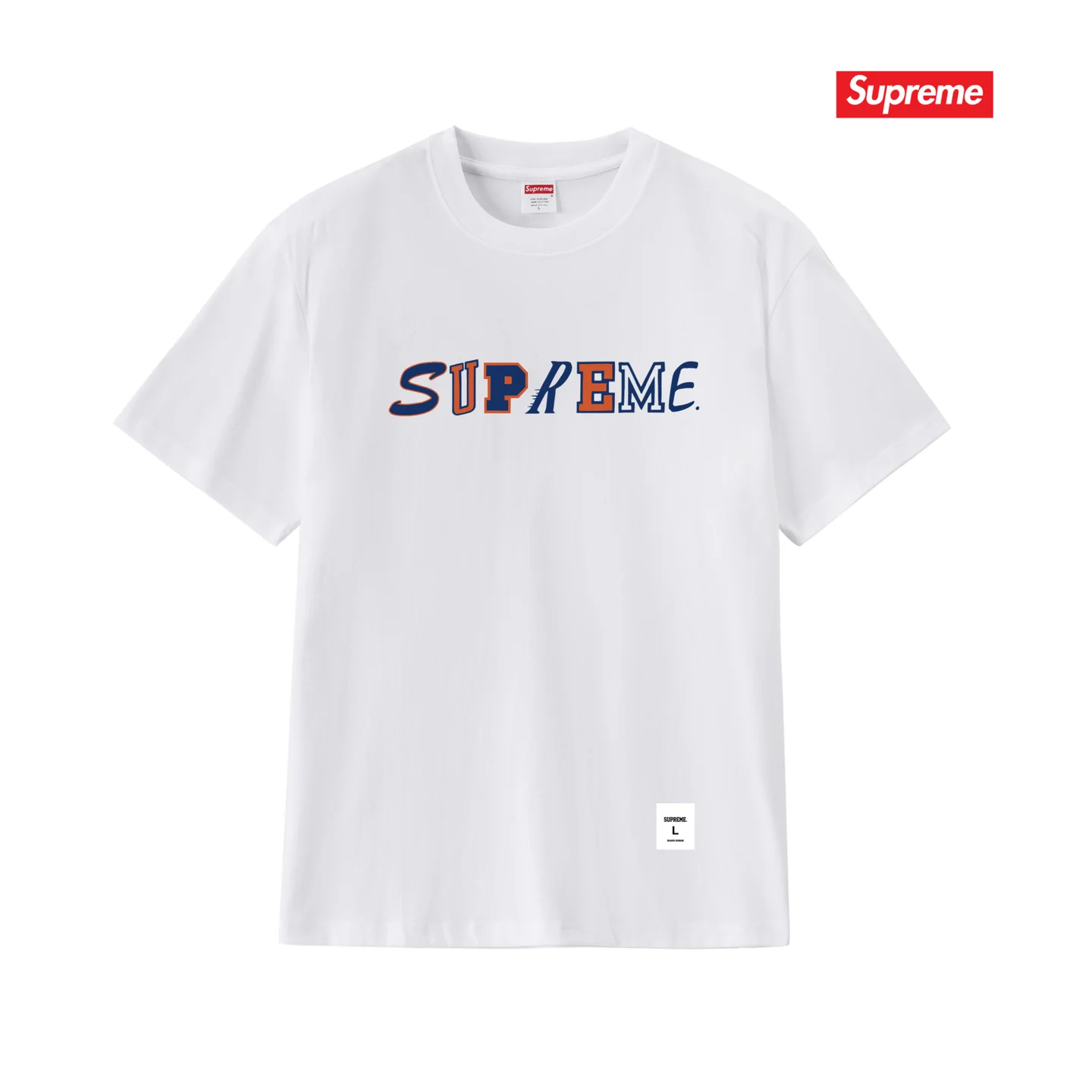 Collage Logo Cotton T-Shirt D4015765 — view 3