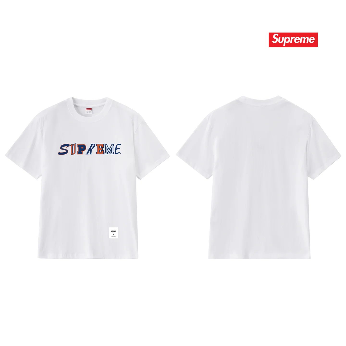 Collage Logo Cotton T-Shirt D4015765 — view 4