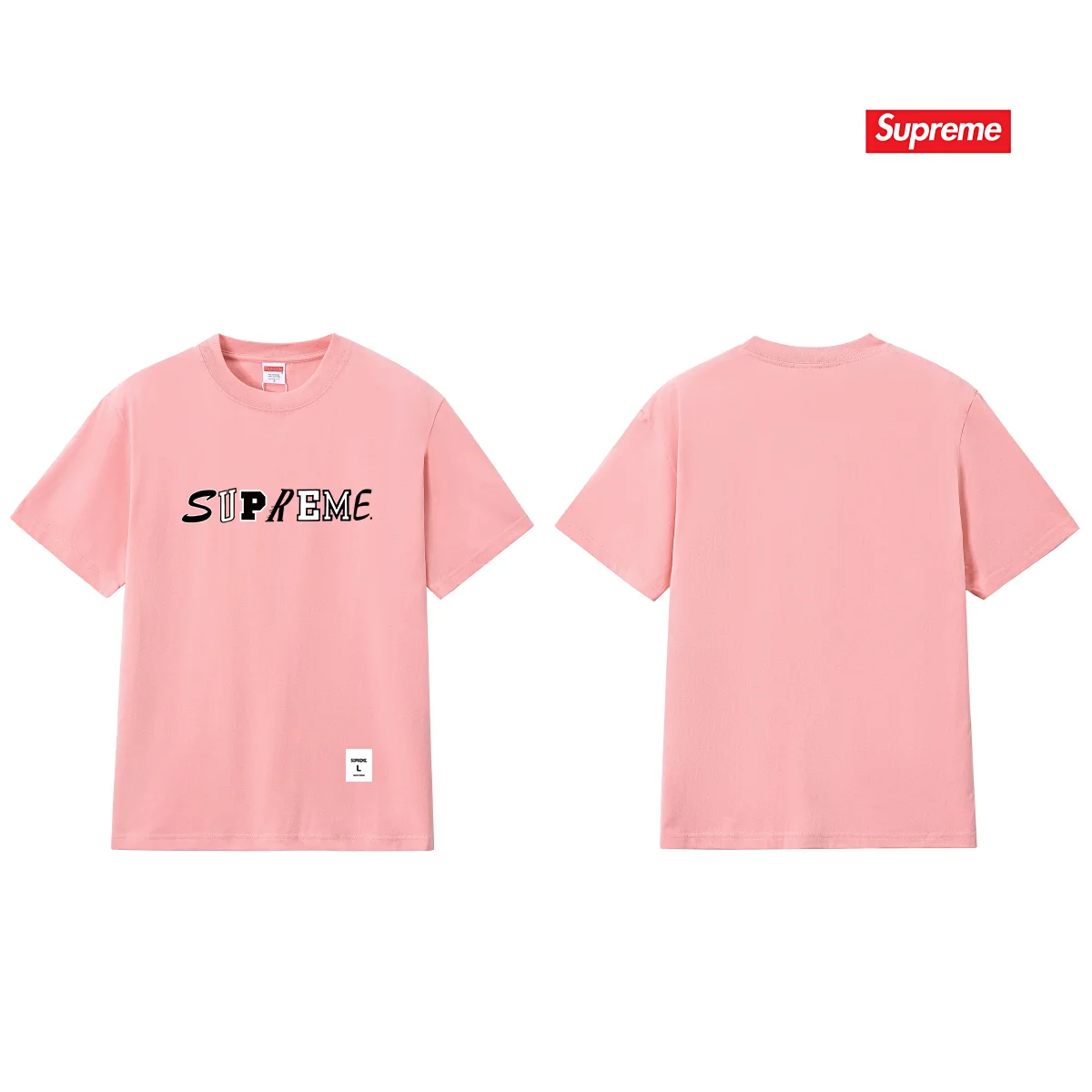 Collage Logo Cotton T-Shirt D4015765 — view 6