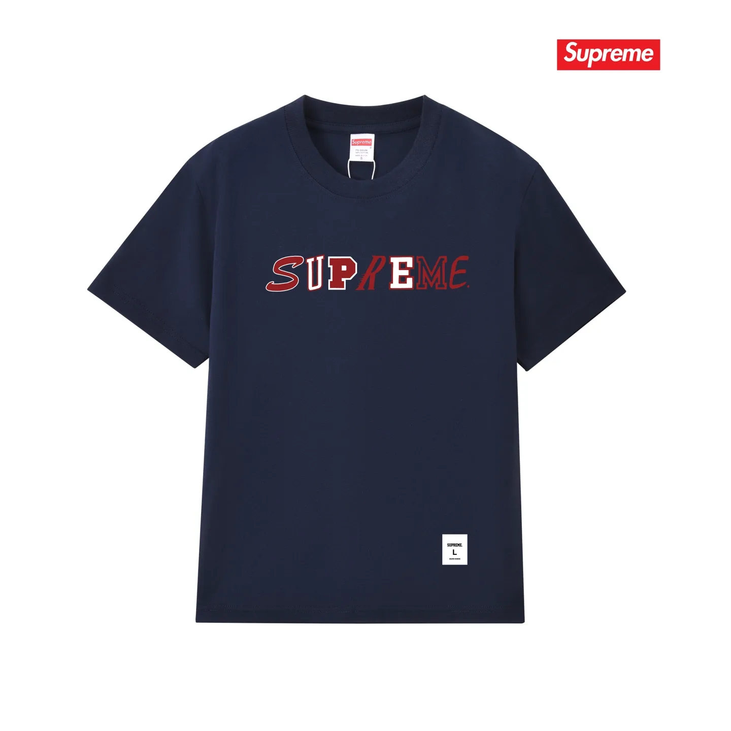 Collage Logo Cotton T-Shirt D4015765 — view 9