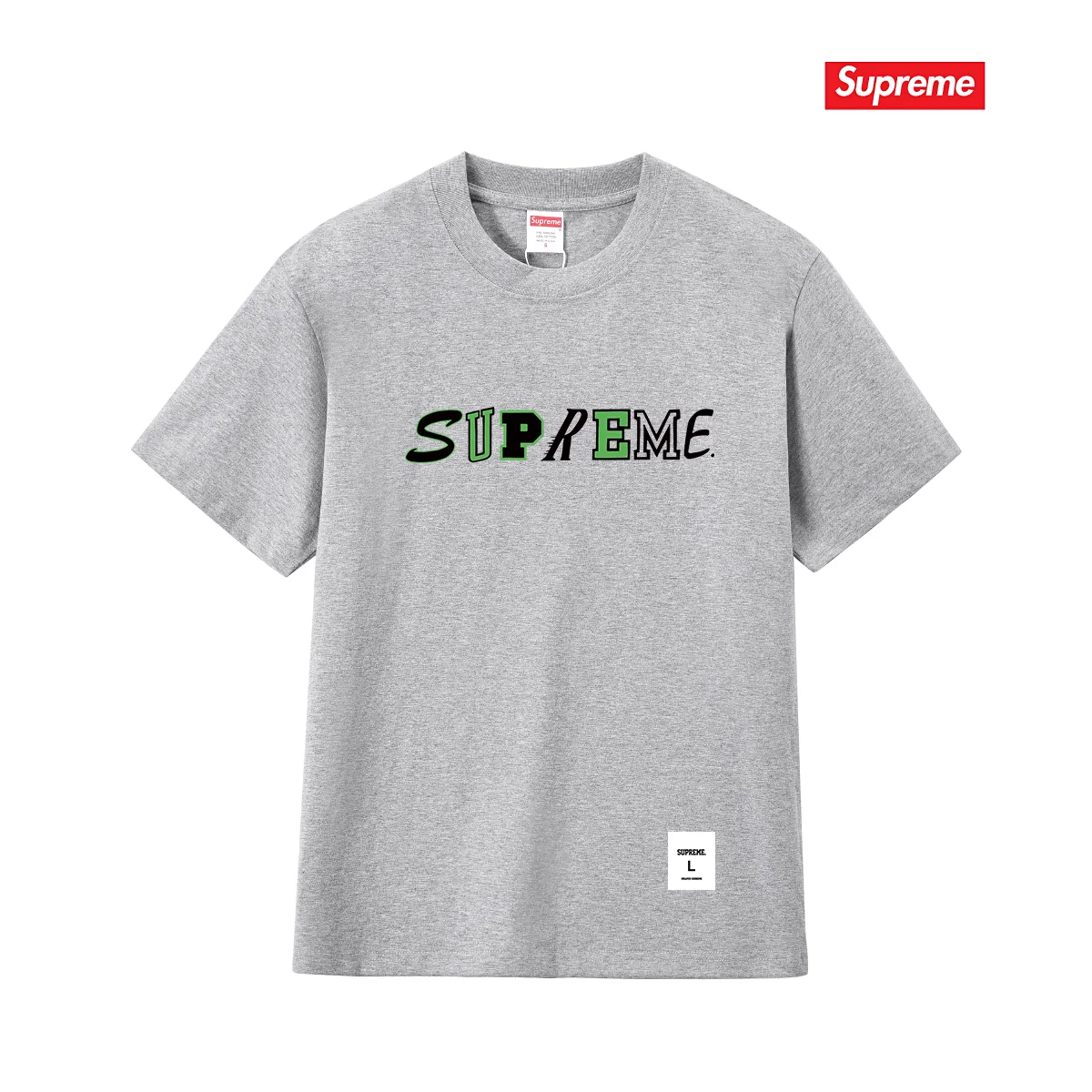 Collage Logo Cotton T-Shirt D9012095 — view 7