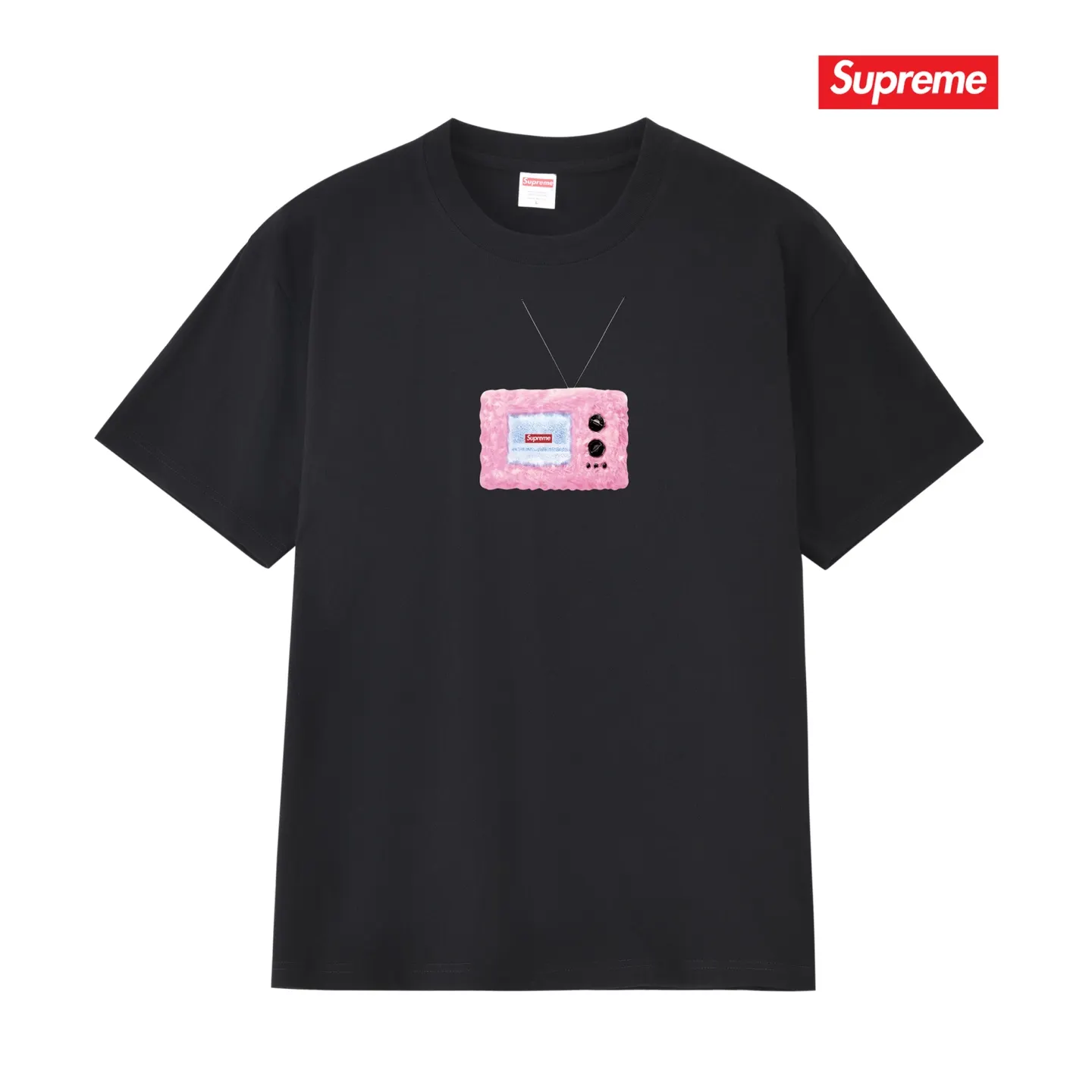 TV Graphic Print Cotton T-Shirt D4015764