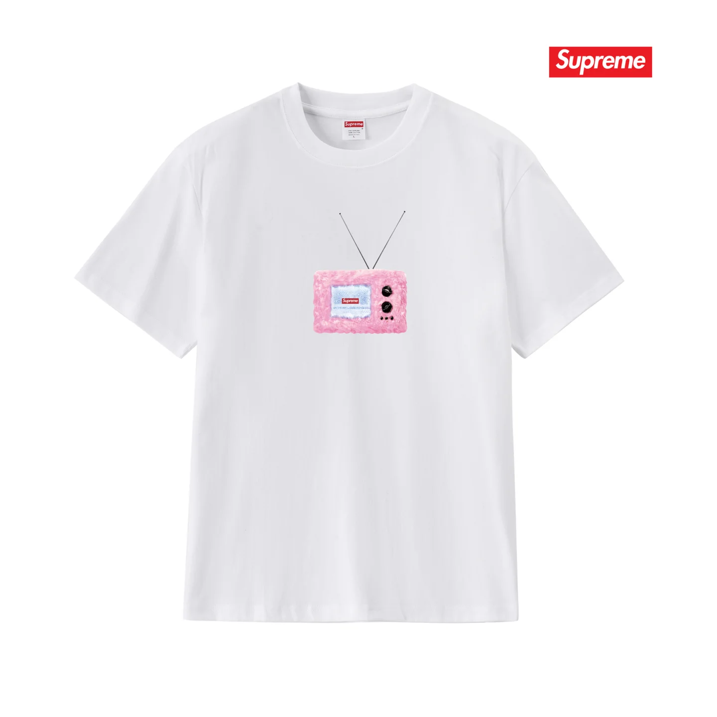 TV Graphic Print Cotton T-Shirt D4015764 — view 3