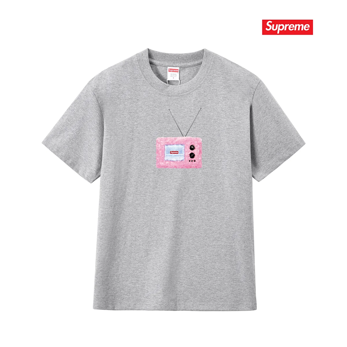 TV Graphic Print Cotton T-Shirt D9012094 — view 7