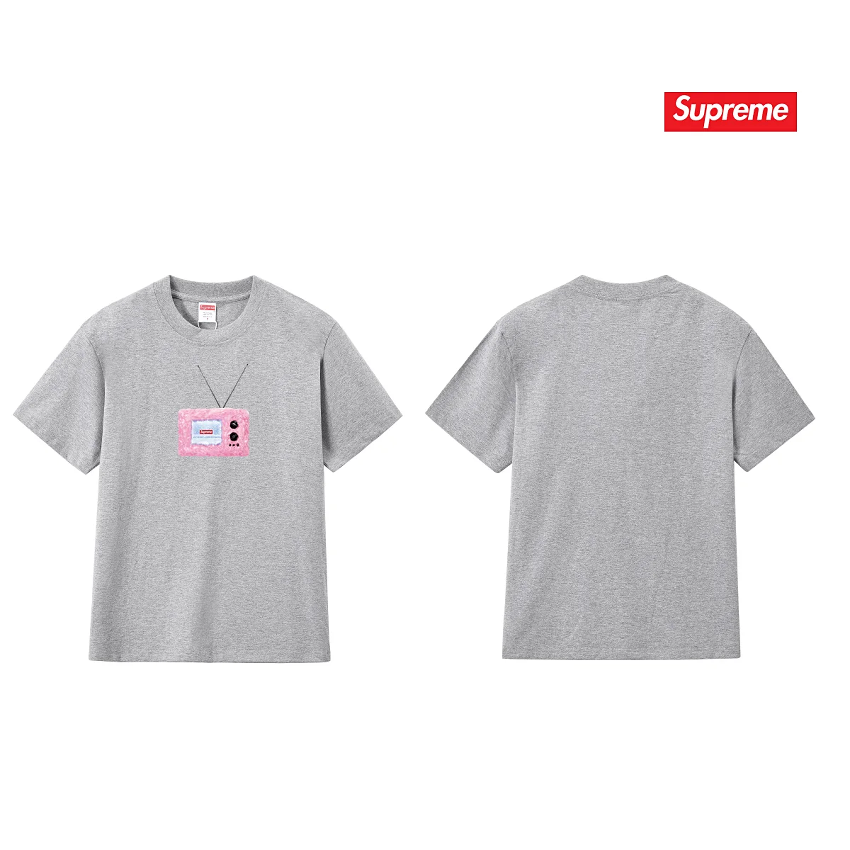 TV Graphic Print Cotton T-Shirt D9012094 — view 8