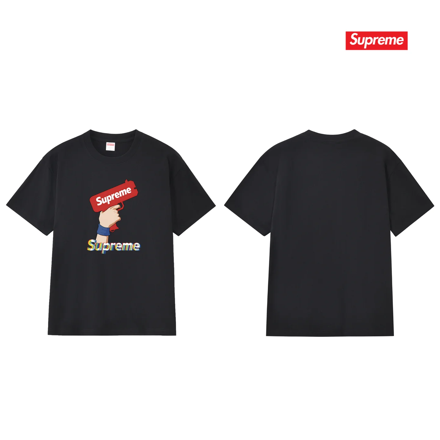 Supreme Water Pistol Graphic Print T-Shirt D9012093 — view 2