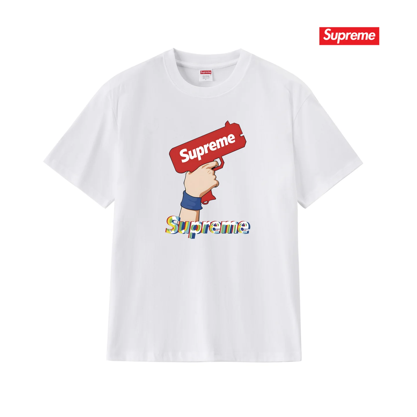 Supreme Water Pistol Graphic Print T-Shirt D9012093 — view 3