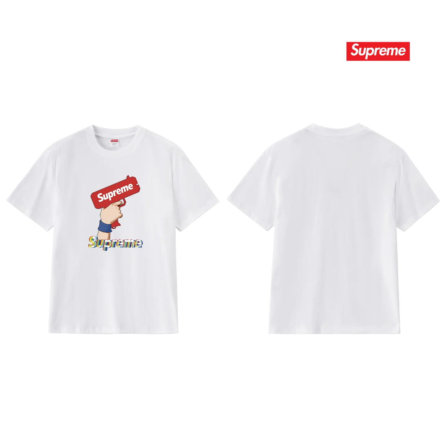 Supreme Water Pistol Graphic Print T-Shirt D9012093 — view 4