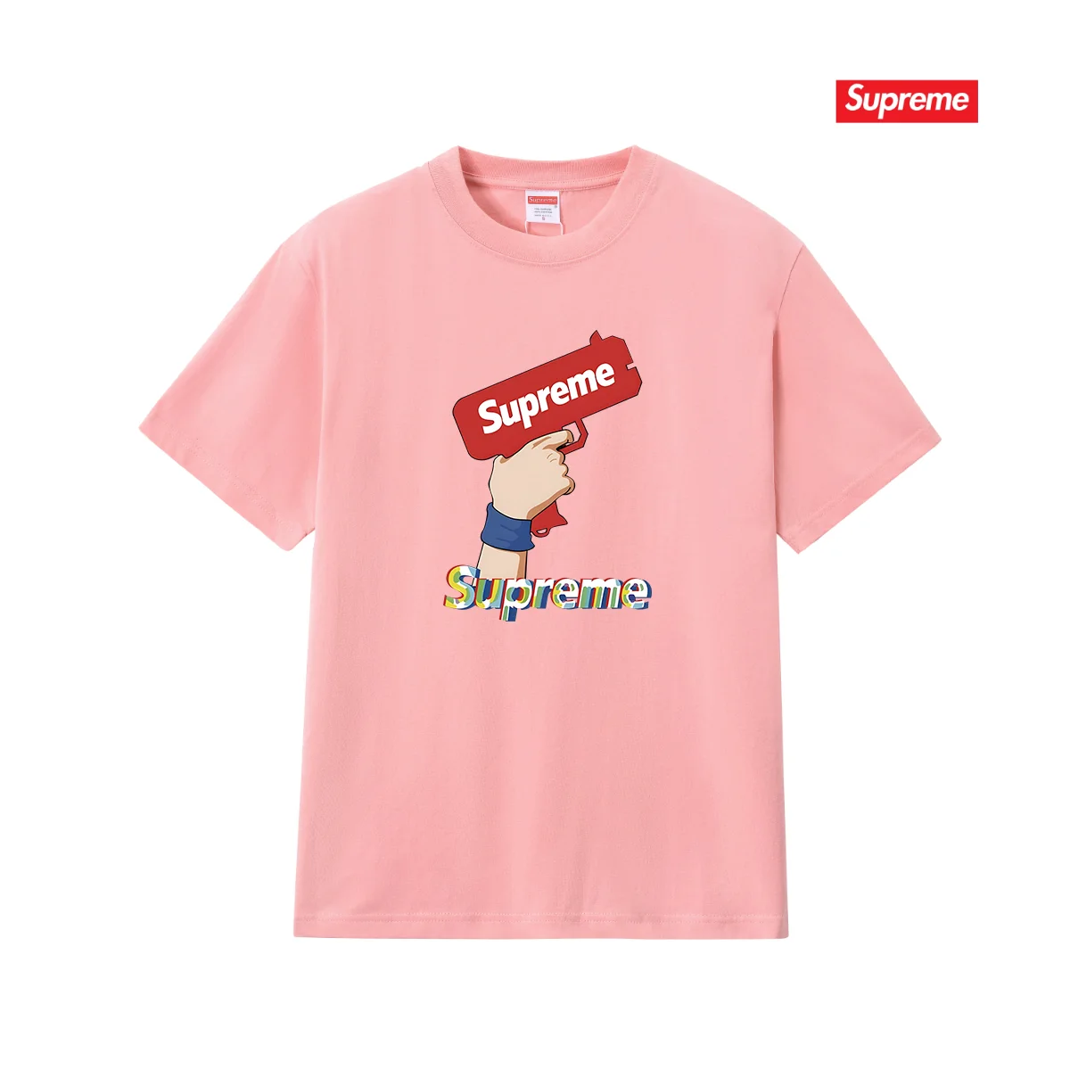 Supreme Water Pistol Graphic Print T-Shirt D9012093 — view 5