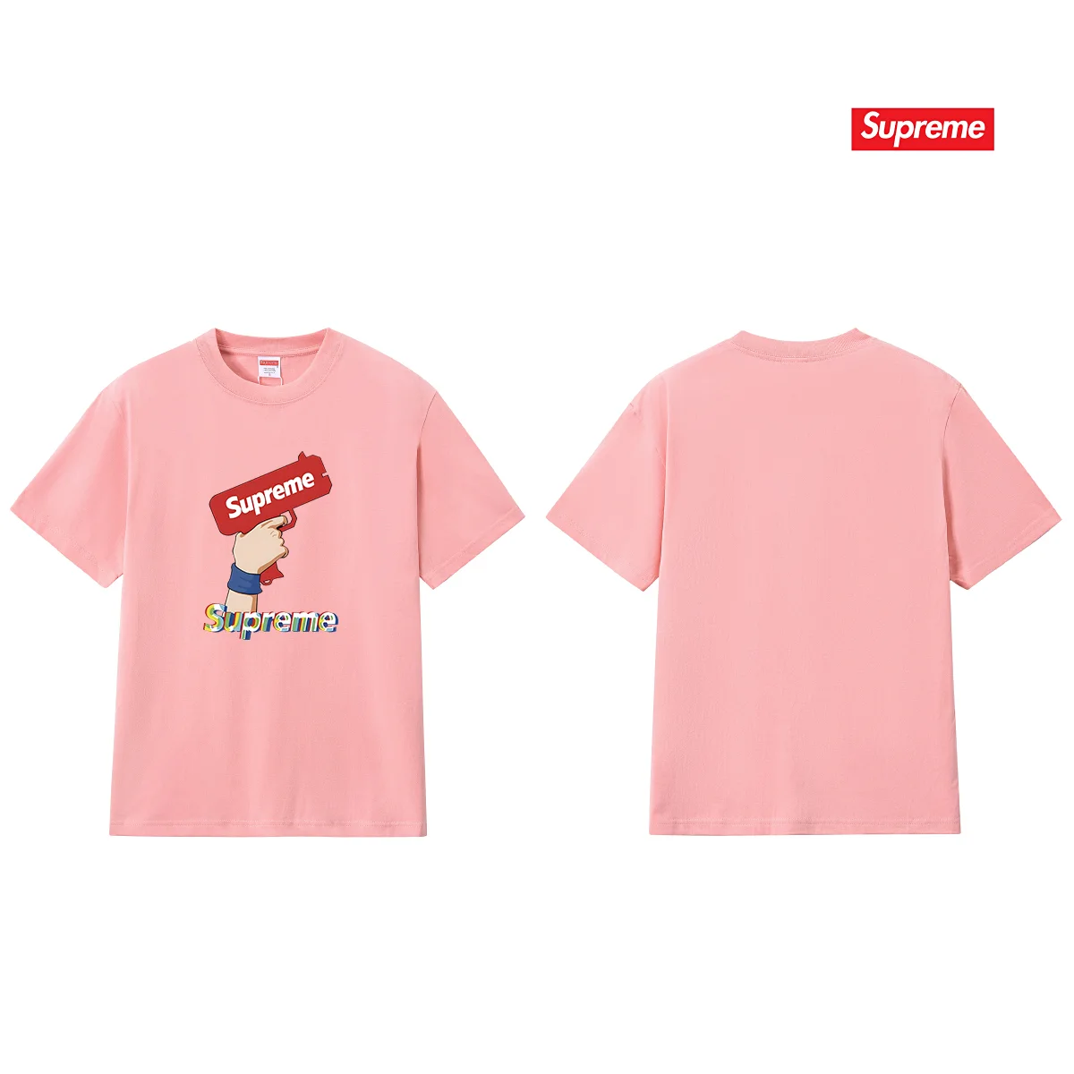 Supreme Water Pistol Graphic Print T-Shirt D9012093 — view 6