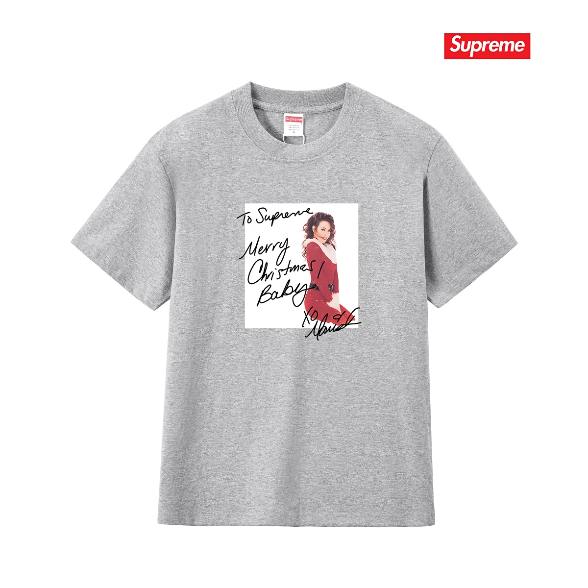 Mariah Carey Photo Print Cotton T-Shirt D4015762 — view 5