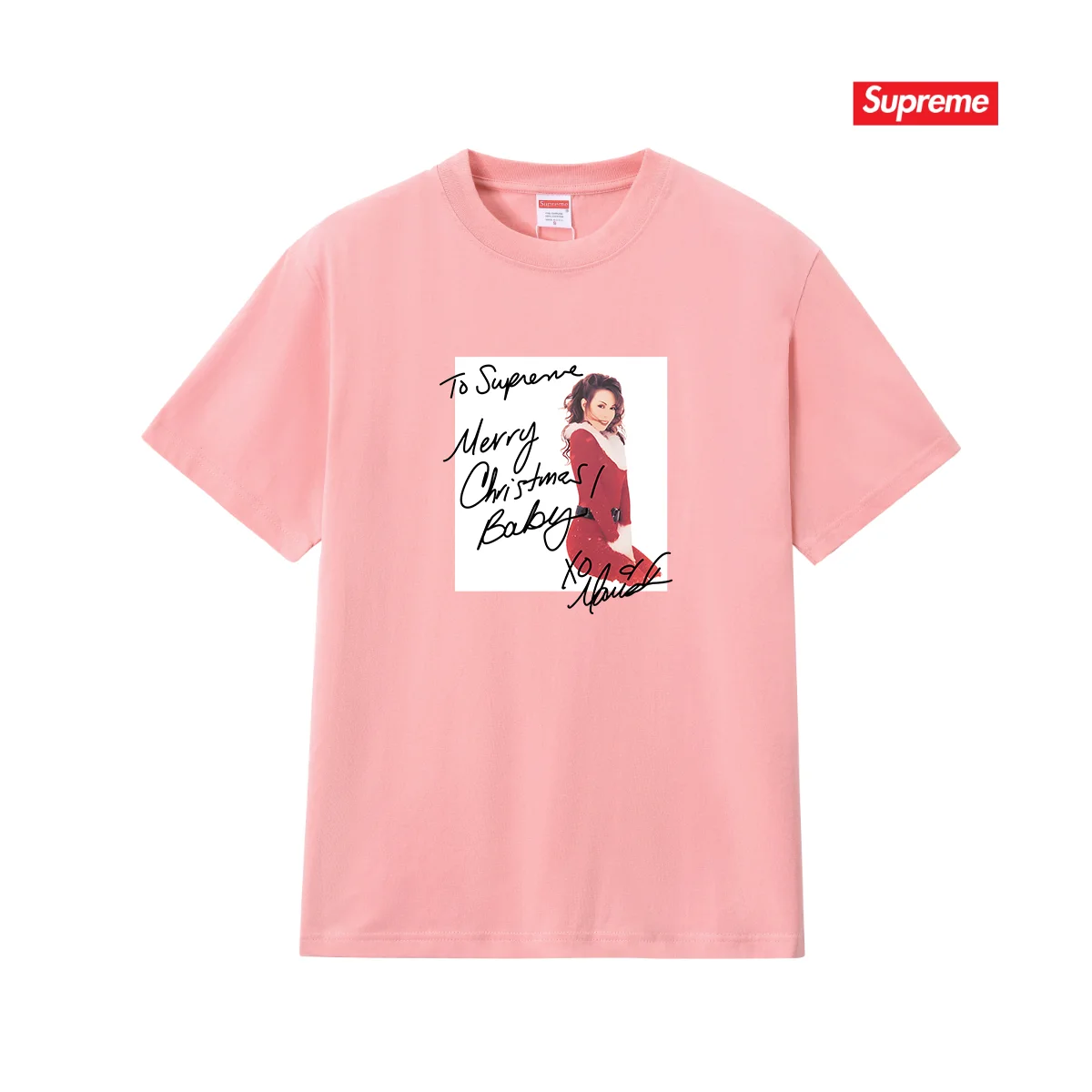 Mariah Carey Photo Print Cotton T-Shirt D4015762 — view 7