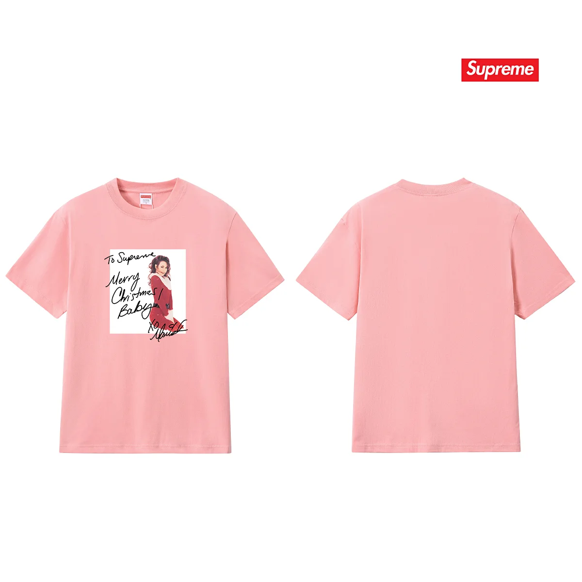 Mariah Carey Photo Print Cotton T-Shirt D4015762 — view 8
