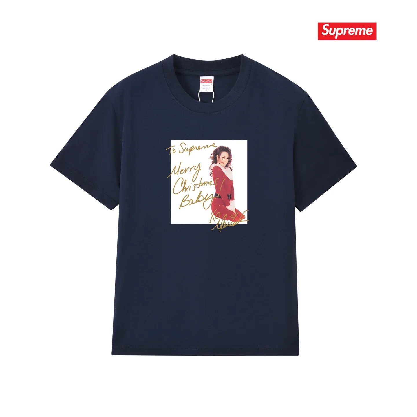 Mariah Carey Photo Print Cotton T-Shirt D4015762 — view 9