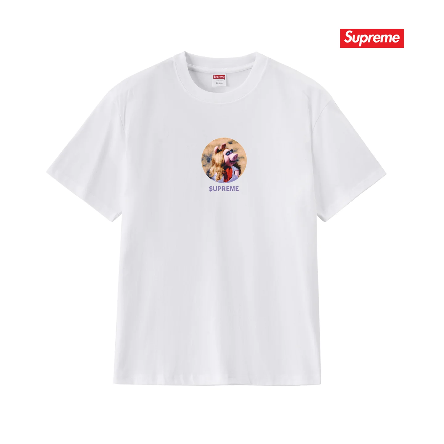 Miss Piggy Graphic Print Cotton T-Shirt D4015794 — view 4