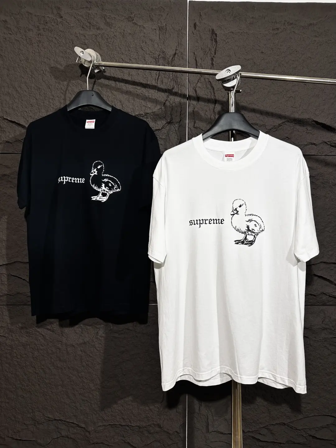 Duck Print Seamless Cotton T-Shirt D4015751