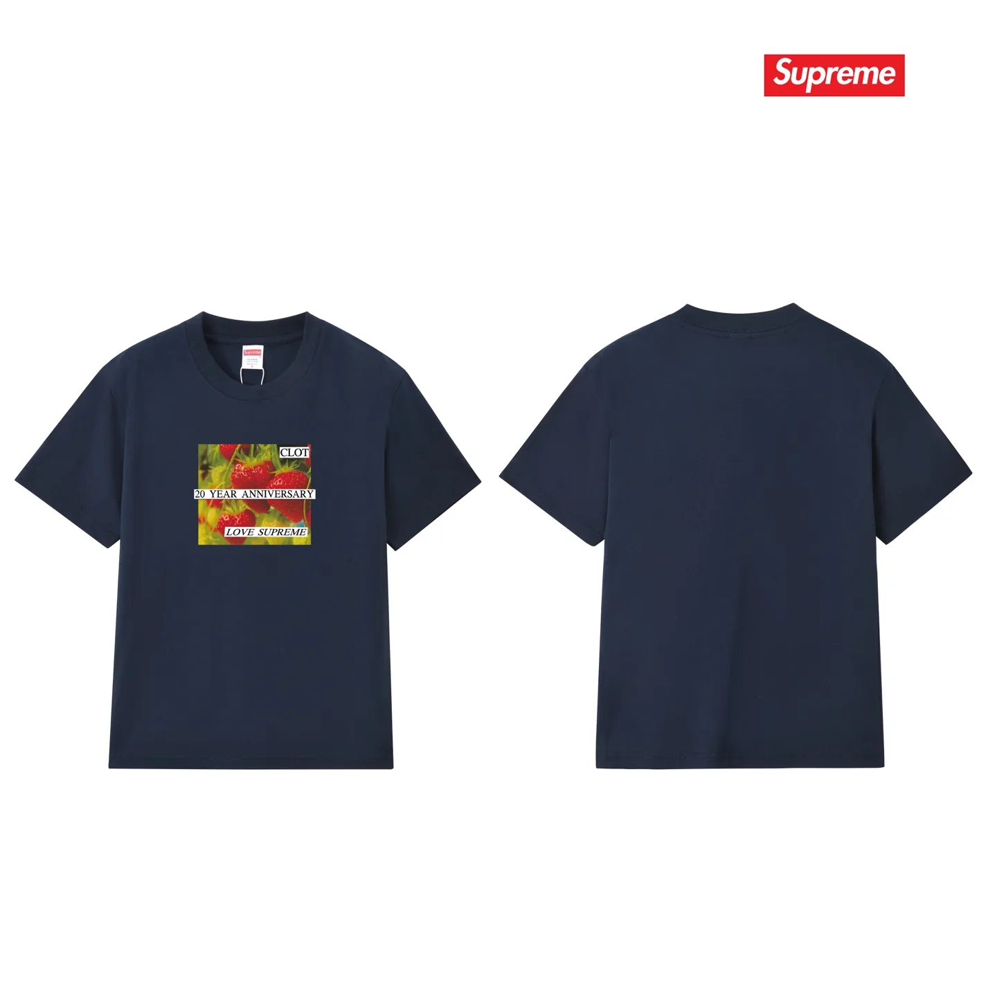 Supreme x CLOT Strawberry Print T-Shirt D4015793 — view 10