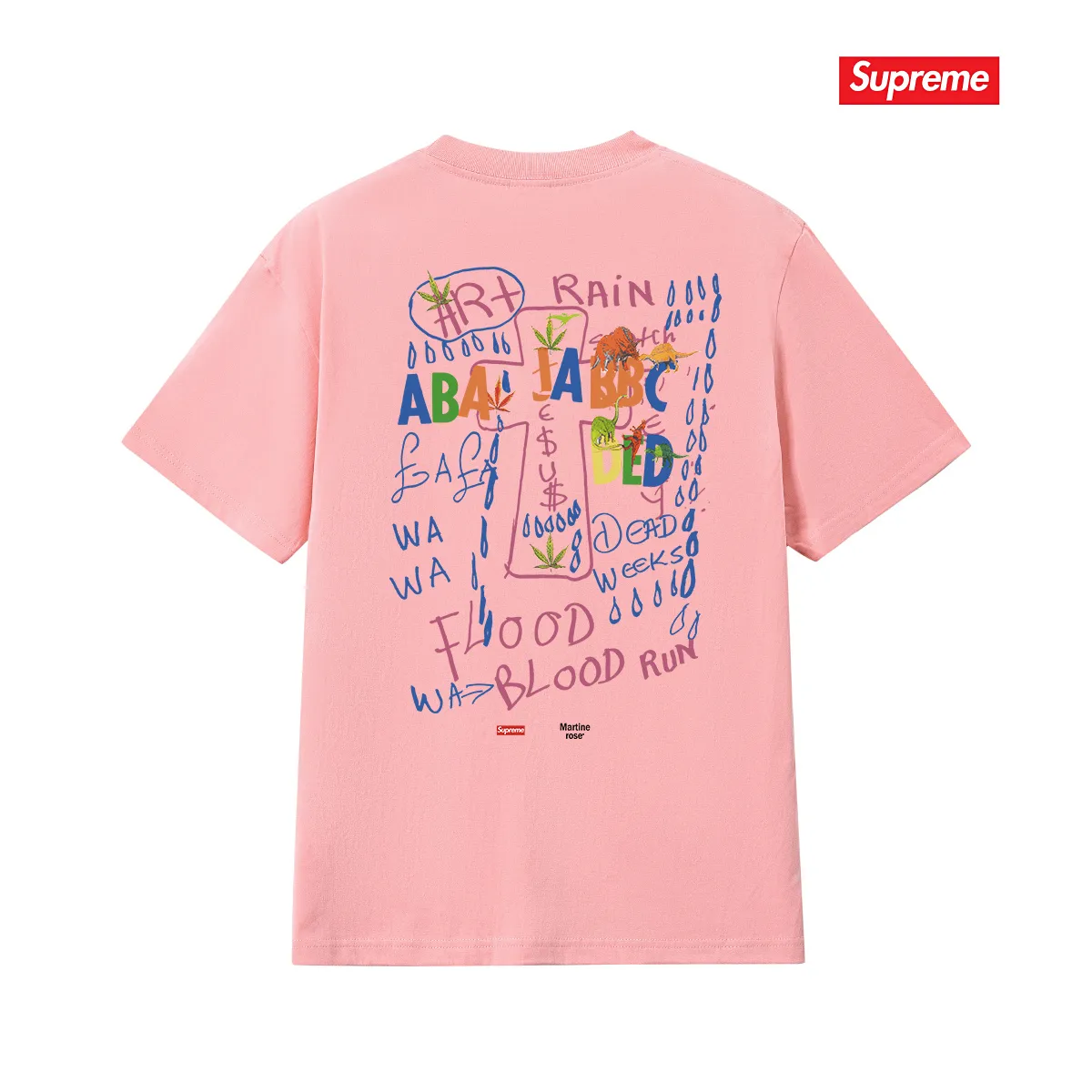 Supreme x Martine Rose Graphic Print Cotton T-Shirt D4015789 — view 11