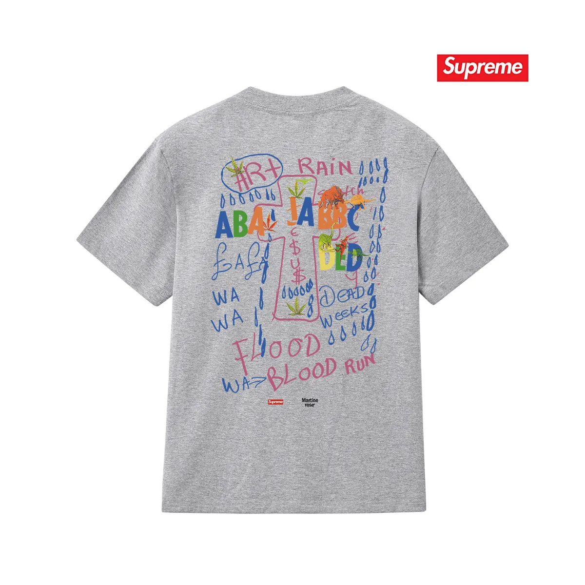 Supreme x Martine Rose Graphic Print Cotton T-Shirt D9012120 — view 8