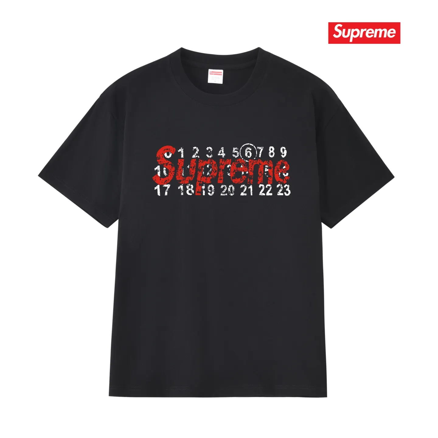 Supreme x MM6 Maison Margiela Box Logo T-Shirt D4015788