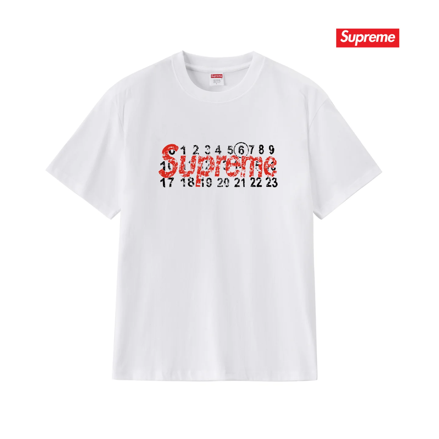 Supreme x MM6 Maison Margiela Box Logo T-Shirt D9012119 — view 3