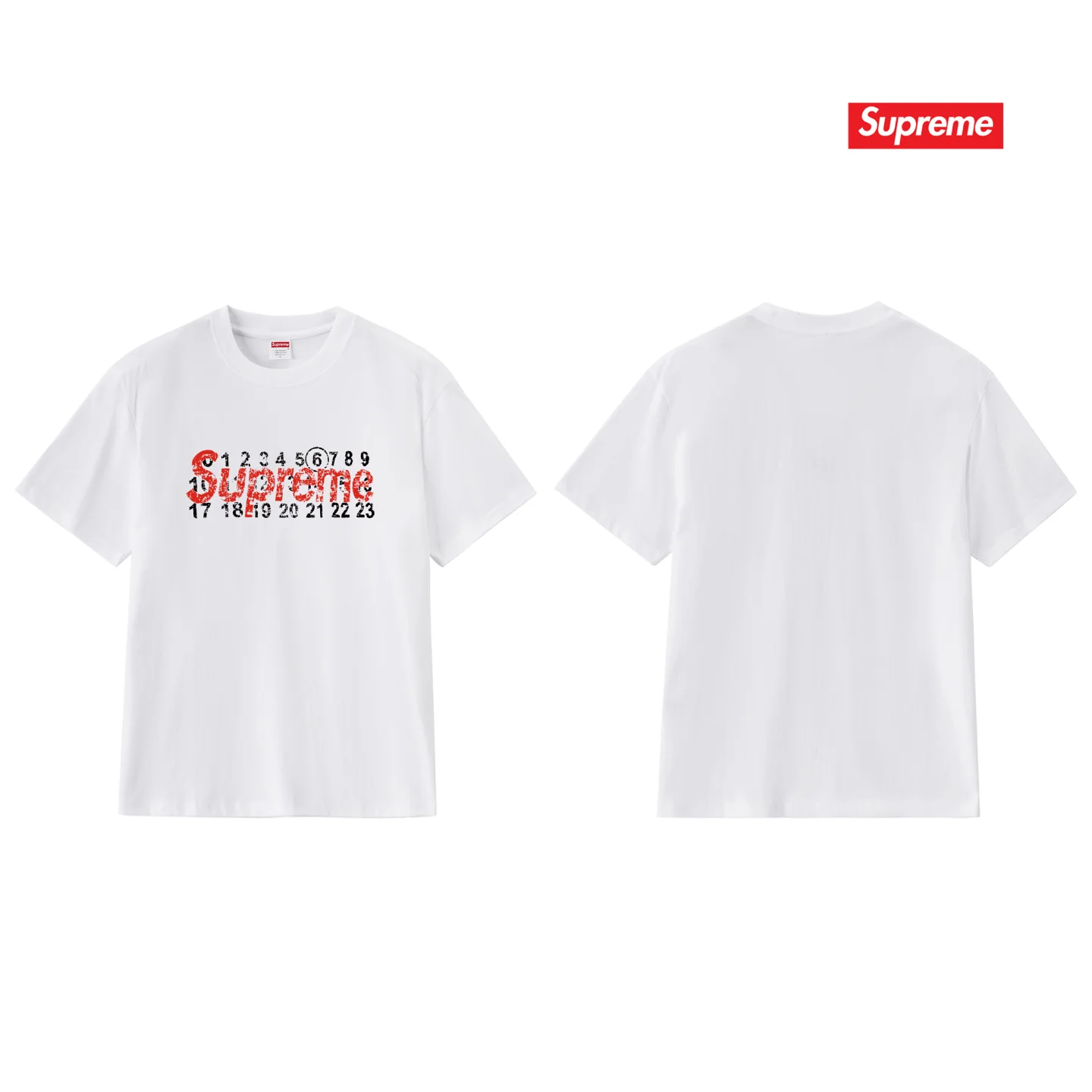 Supreme x MM6 Maison Margiela Box Logo T-Shirt D9012119 — view 4