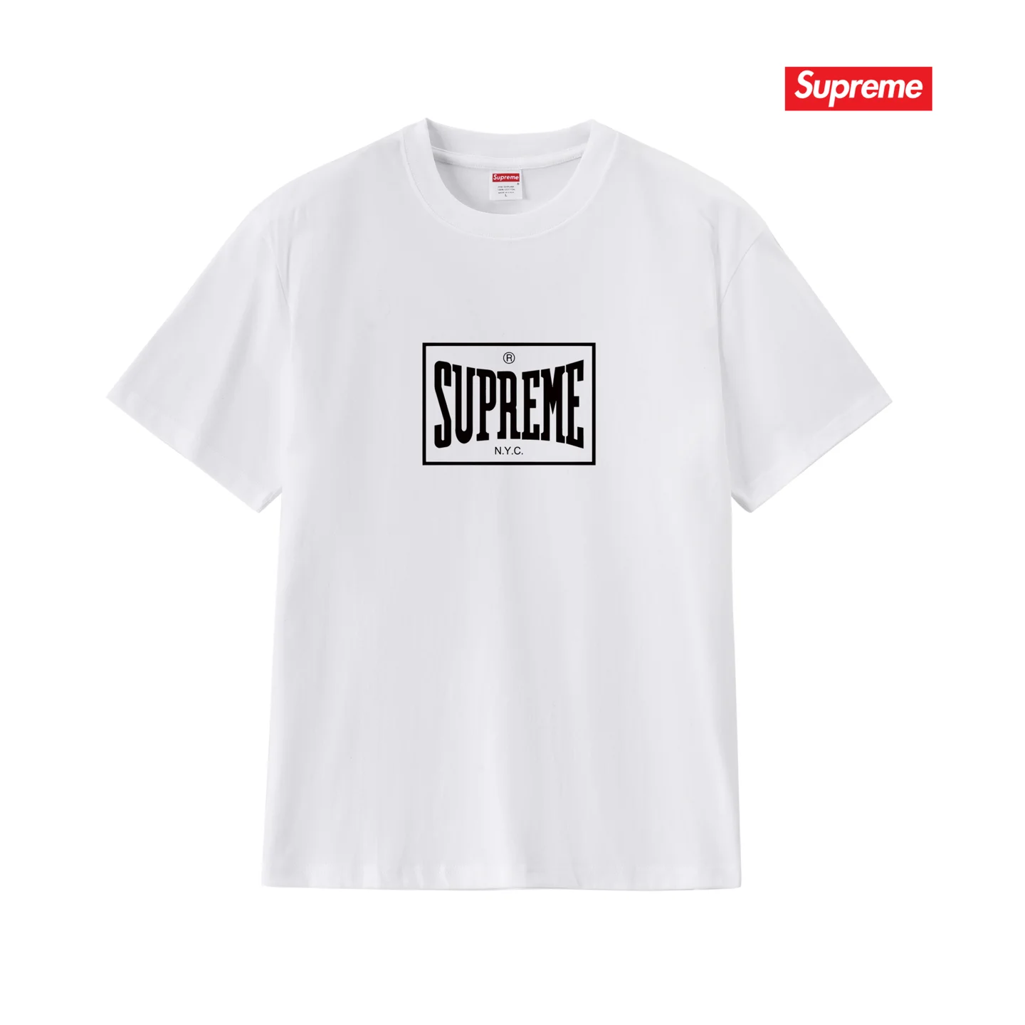 Warm Up Logo Print Cotton T-Shirt D9012118 — view 3