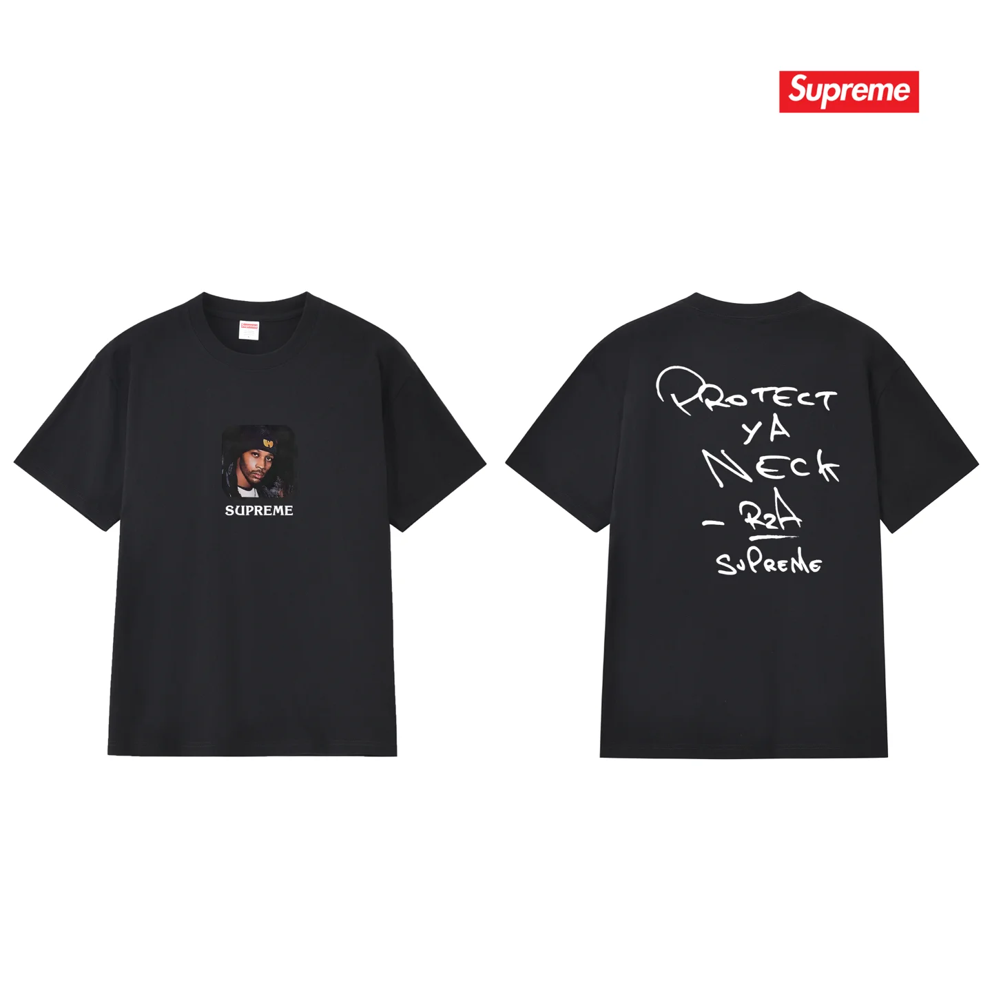 Supreme x Wu-Tang Clan RZA Portrait T-Shirt D9012117 — view 3