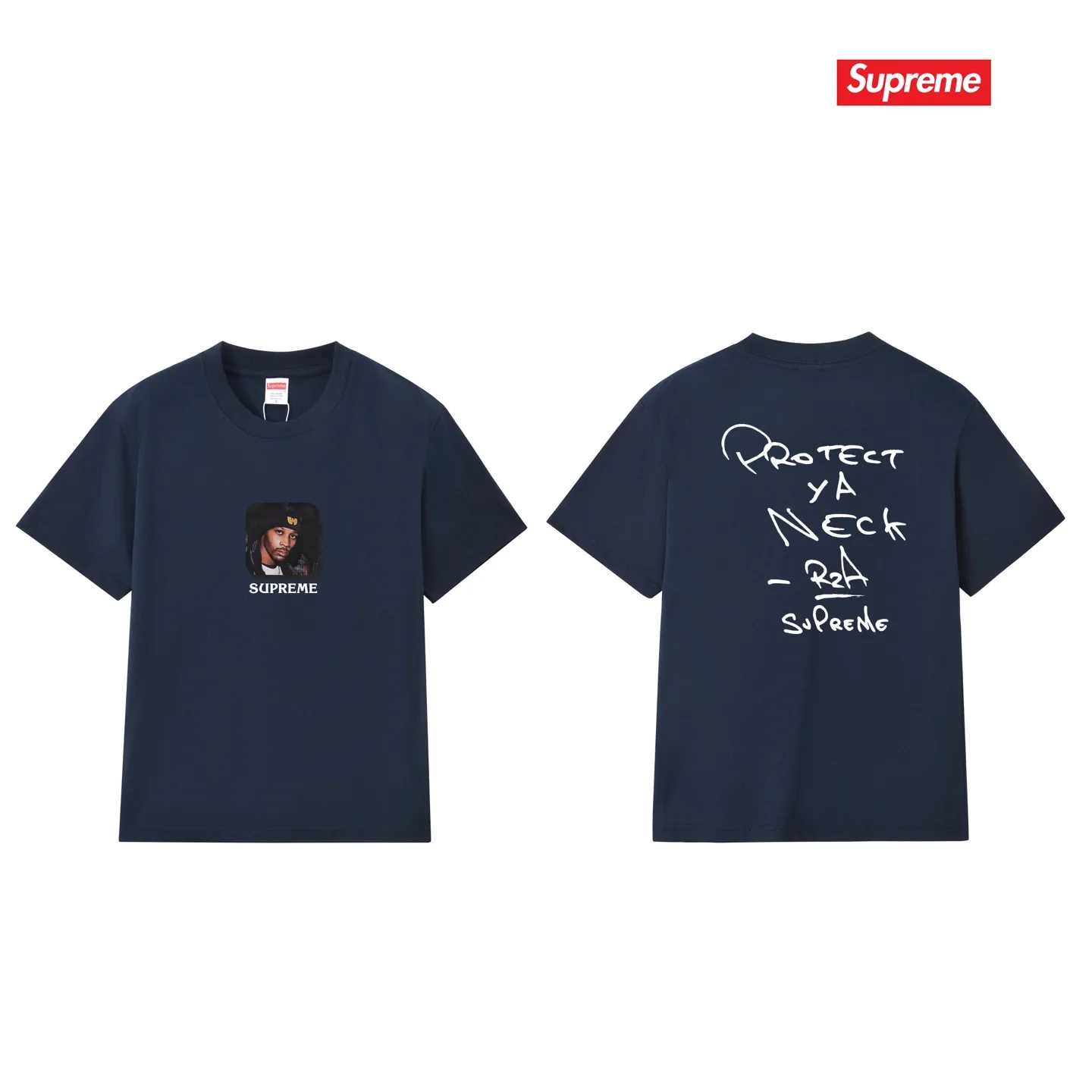 Supreme x Wu-Tang Clan RZA Portrait T-Shirt D9012117 — view 15